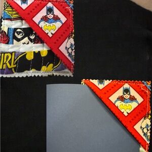 Handmade Comic Book Character Fabric Corner Bookmark